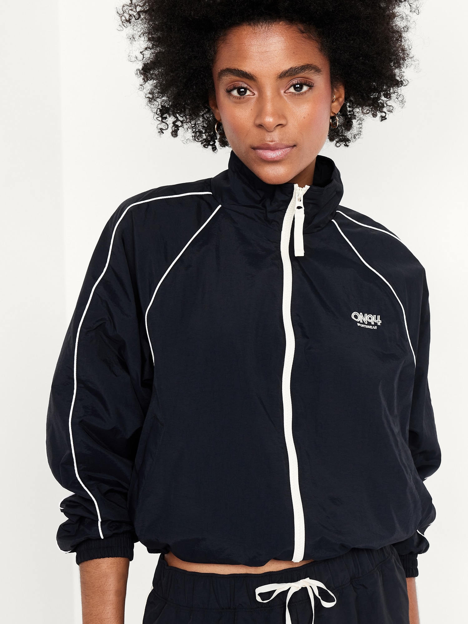 Nylon Zip Jacket | Old Navy