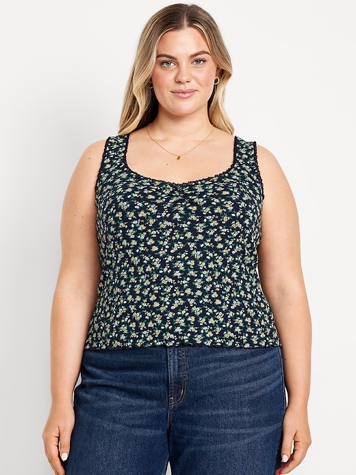 Image number 6 showing, Cinched Floral Tank Top