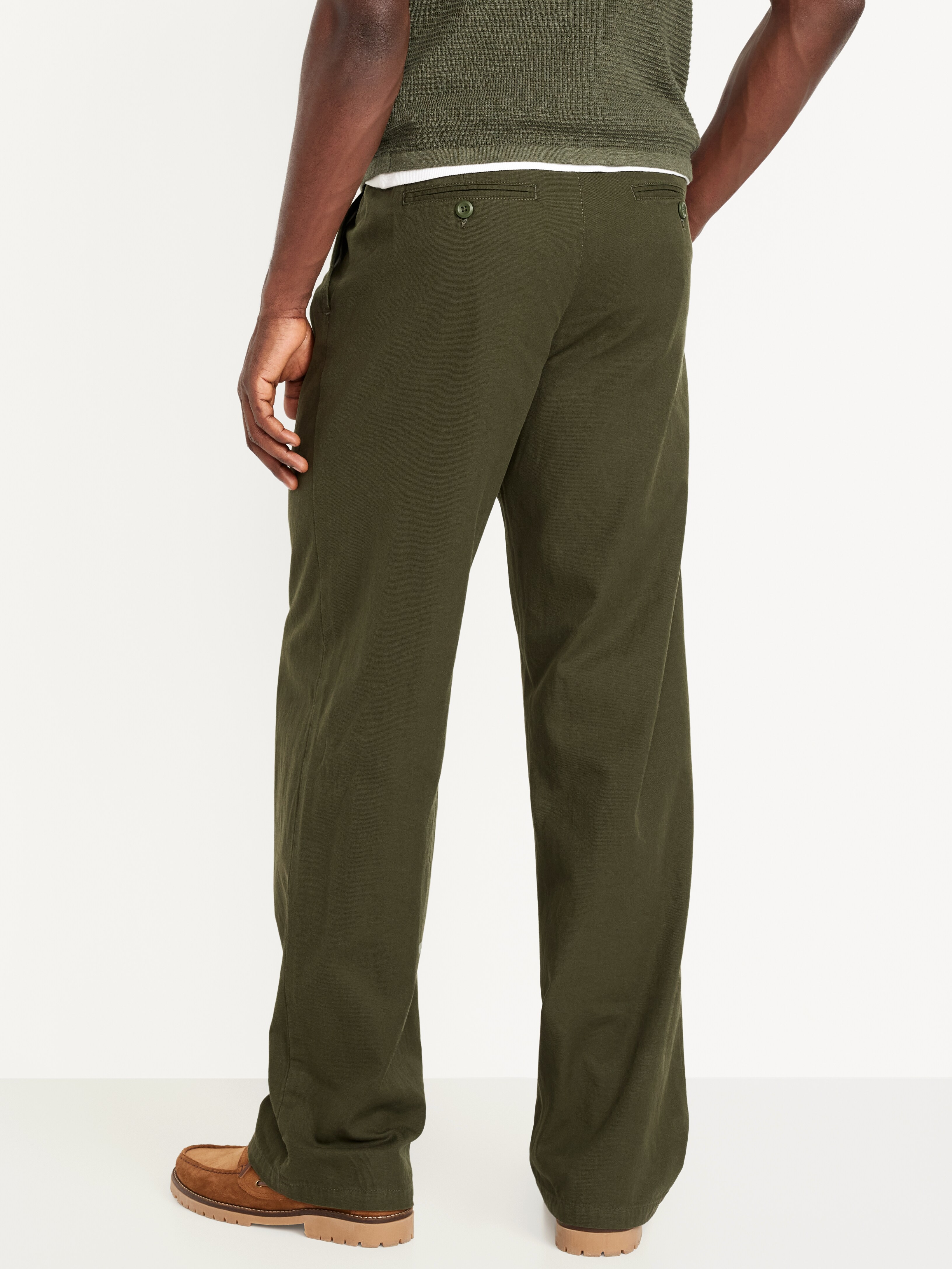 パンツ 6Crayon Baggy Pleated Chino Pants Baggy Pleated Chino Pants | Old Navy