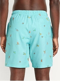 Image number 2 showing, Printed Swim Trunks -- 7-inch inseam