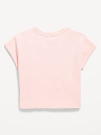 Image number 2 showing, Short Dolman-Sleeve Graphic T-Shirt for Toddler Girls