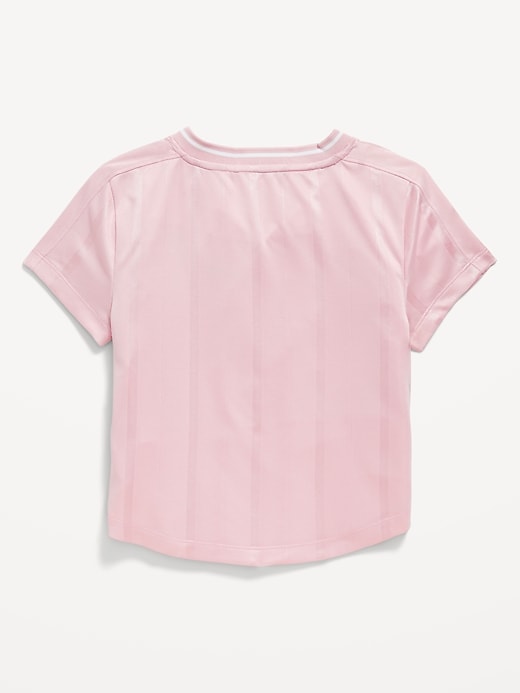 Image number 4 showing, Short-Sleeve Graphic Jersey T-Shirt for Girls