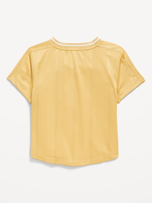 Image number 4 showing, Short-Sleeve Graphic Jersey T-Shirt for Girls