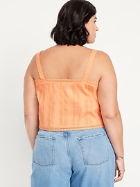 Sleeveless Textured-Dobby Top | Old Navy