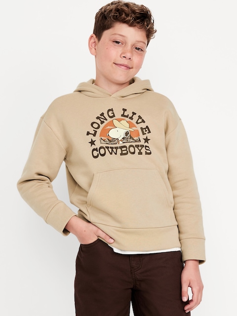 Peanuts™ Snoopy Gender-Neutral Graphic Pullover Hoodie for Kids - Snoopy
