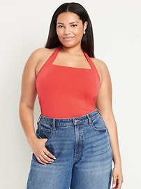 Double-Layer Halter Top