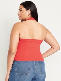 Double-Layer Halter Top