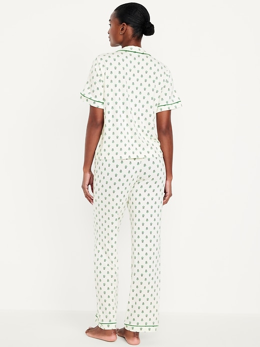 Image number 2 showing, Sunday Sleep Knit Jersey Pant Set