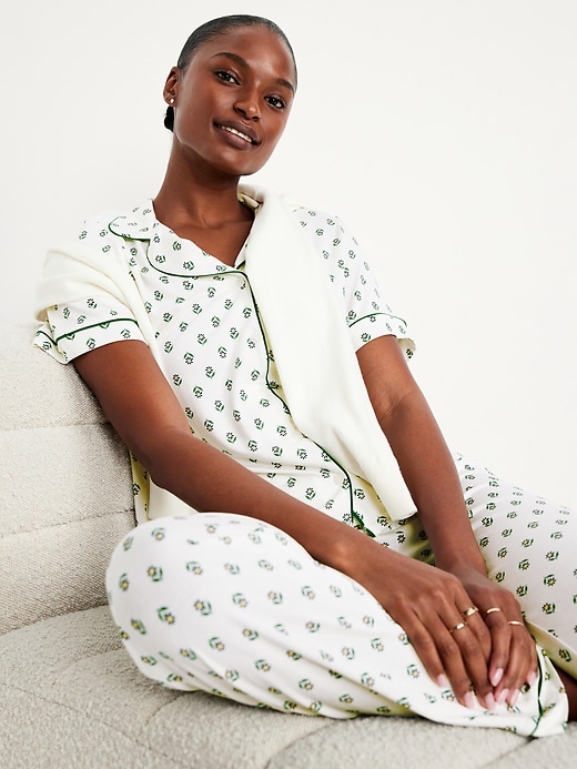 Image number 3 showing, Sunday Sleep Knit Jersey Pant Set