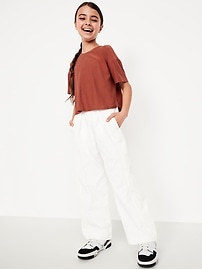 Image number 1 showing, CloudMotion Cropped Performance T-Shirt for Girls
