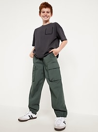 Image number 1 showing, Dynamic Fleece Oversized Pocket T-Shirt for Boys