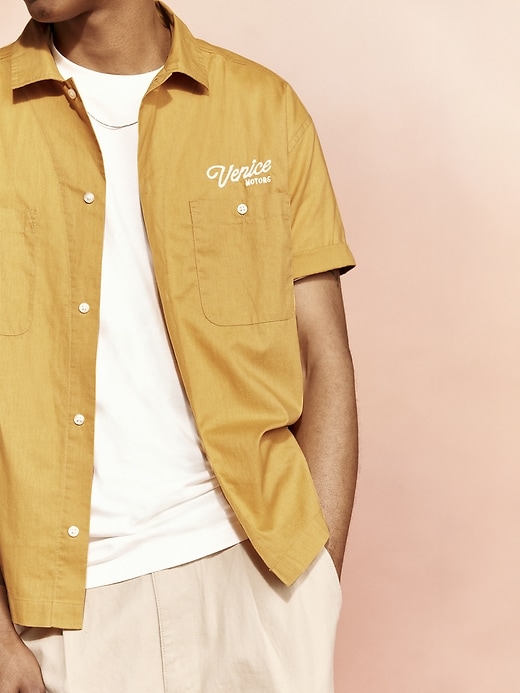 Image number 5 showing, Cropped Utility Pocket Shirt