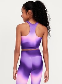 Image number 2 showing, PowerSoft Longline Sports Bra for Girls
