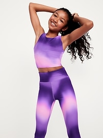 Image number 3 showing, PowerSoft Longline Sports Bra for Girls