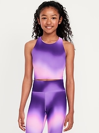 Image number 1 showing, PowerSoft Longline Sports Bra for Girls