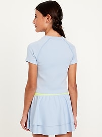 Image number 2 showing, Fitted Seamless Performance Top for Girls