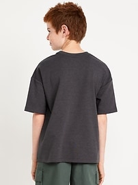 Image number 2 showing, Dynamic Fleece Oversized Pocket T-Shirt for Boys