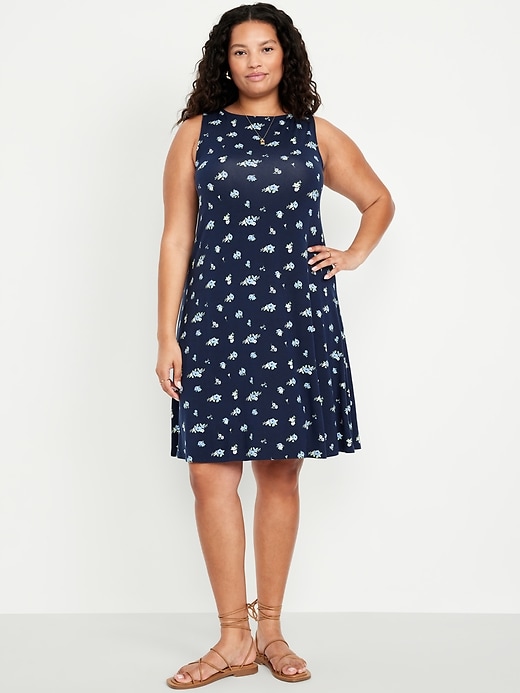 Image number 7 showing, Sleeveless Mini Swing Dress