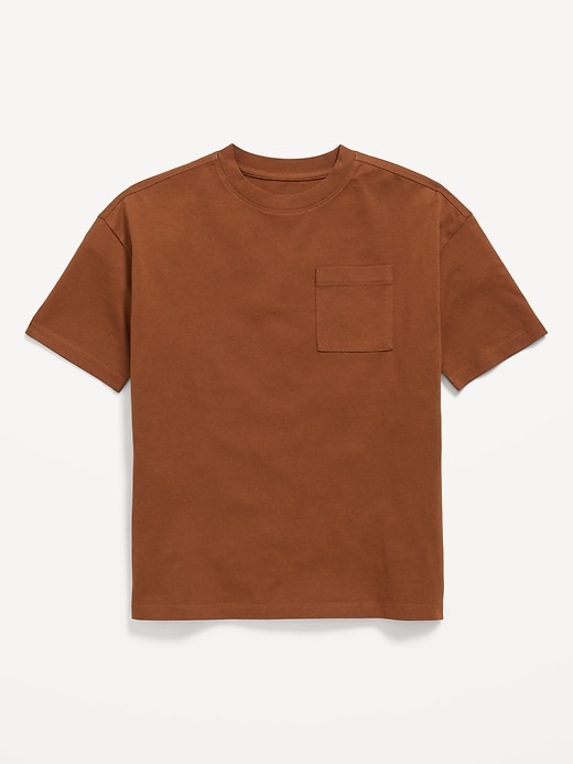 Image number 1 showing, Oversized Short-Sleeve Pocket T-Shirt for Boys