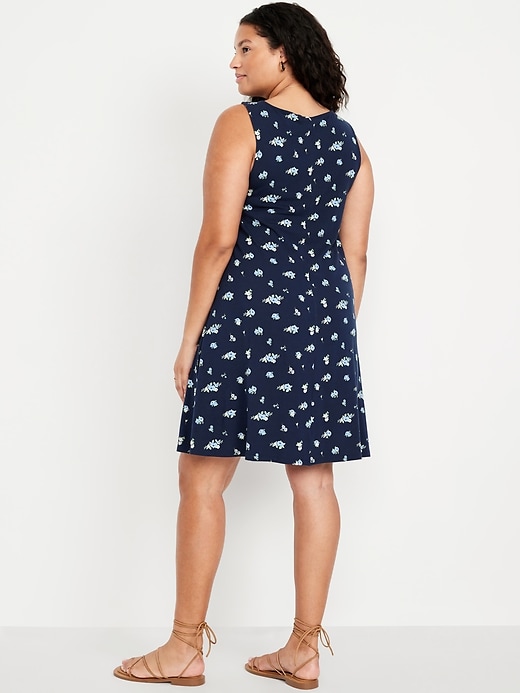 Image number 8 showing, Sleeveless Mini Swing Dress