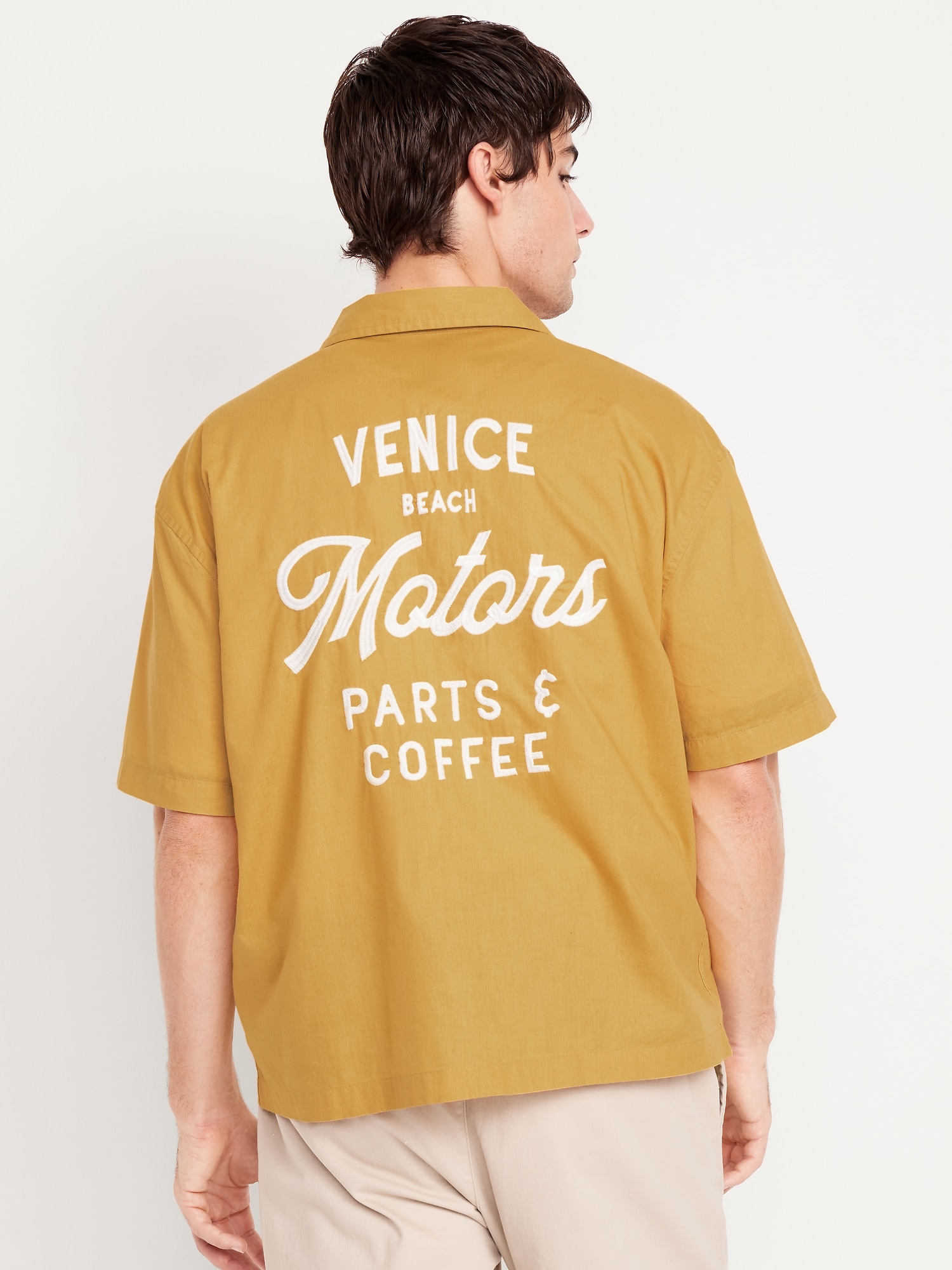 Cropped Utility Pocket Shirt | Old Navy