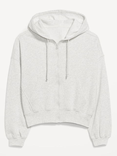 SoComfy Full-Zip Hoodie Sweatshirt - Light Gray Heather