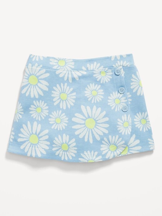 Image number 4 showing, Printed Wrap-Front Jacquard-Knit Skort for Girls