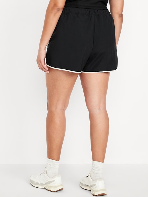 Image number 7 showing, Mid-Rise Woven Run Shorts