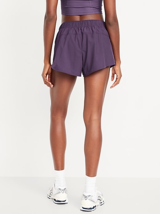 Image number 2 showing, Mid-Rise StretchTech Run Shorts -- 3-inch inseam