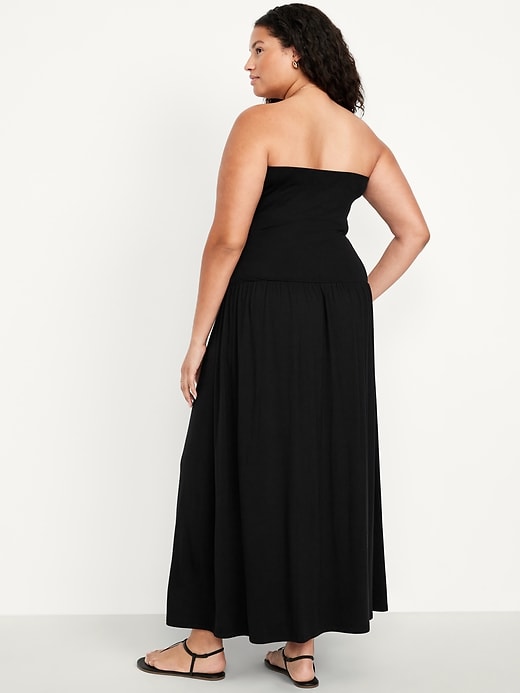 Image number 8 showing, Fit & Flare Drop-Waist Maxi Dress