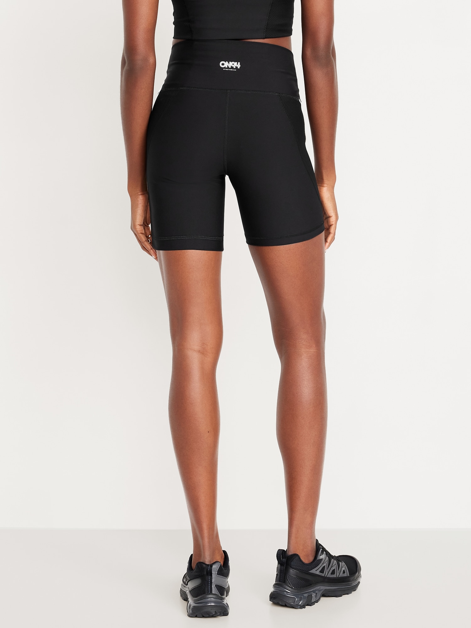 High-Waisted PowerSoft Biker Shorts -- 6-inch inseam