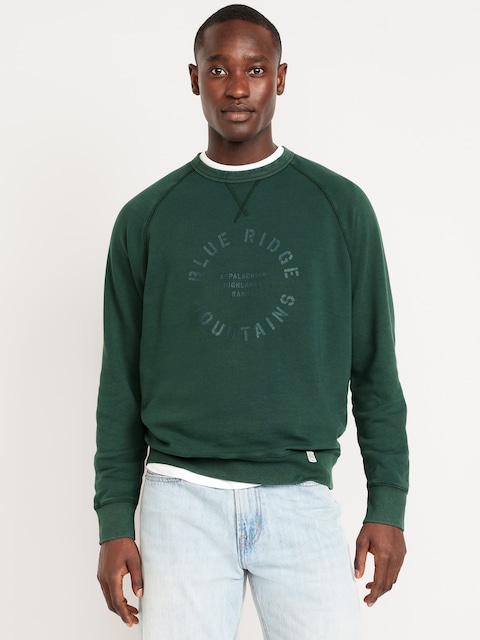 Graphic Lightweight Sweatshirt - Blue Ridge Mountains