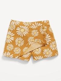 Image number 5 showing, Printed Wrap-Front Jacquard-Knit Skort for Girls