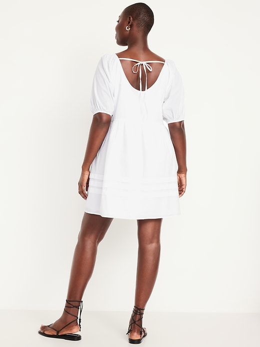 Image number 6 showing, Pleated Mini Swing Dress
