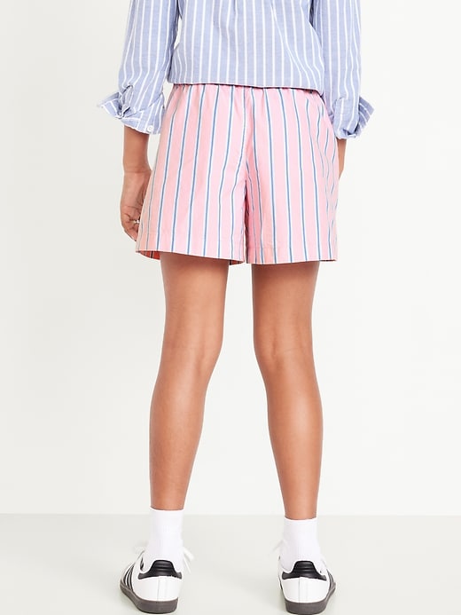 Image number 2 showing, Lightweight Printed Poplin Shorts for Girls