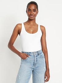 Image number 3 showing, First-Layer Scoop-Neck Tank Top 3-Pack