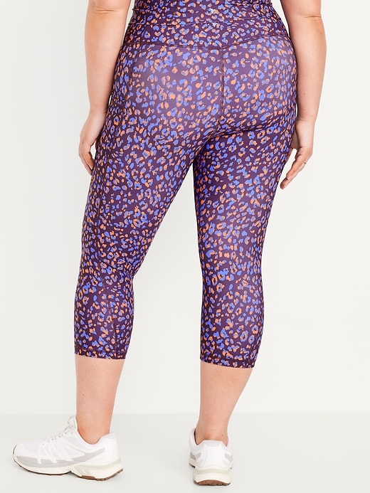 Image number 8 showing, High-Waisted PowerSoft Crop Pocket Leggings