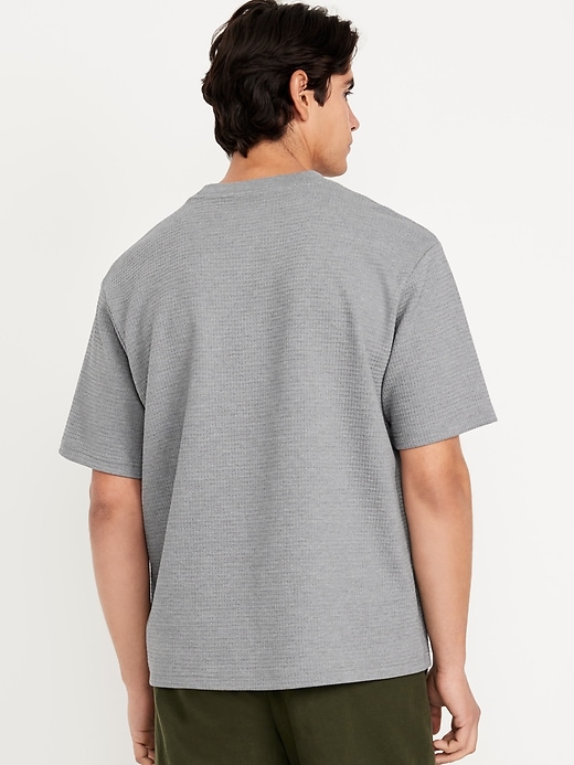 Image number 2 showing, Heavyweight Crew-Neck Waffle T-Shirt