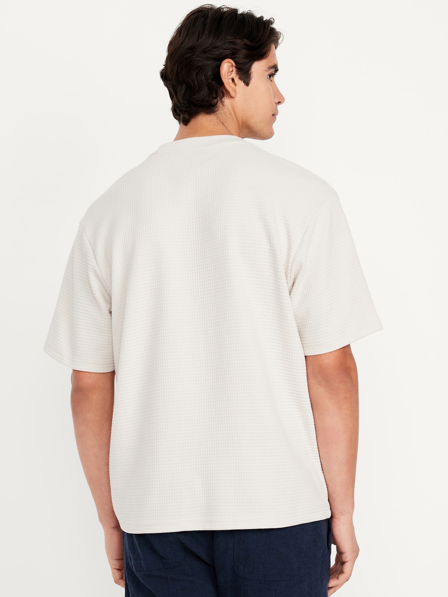 Heavyweight Crew-Neck Waffle T-Shirt