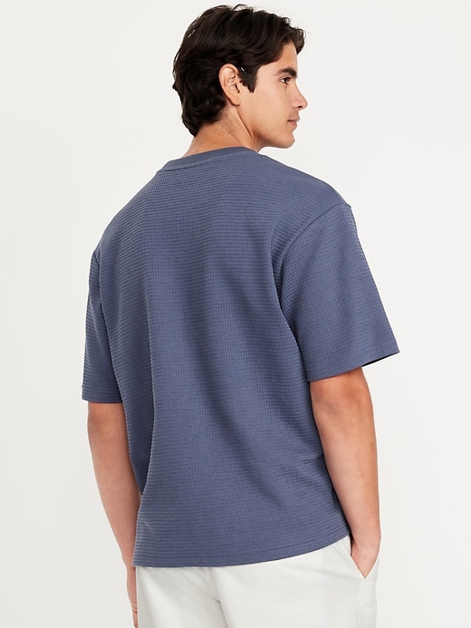 Image number 2 showing, Heavyweight Crew-Neck Waffle T-Shirt