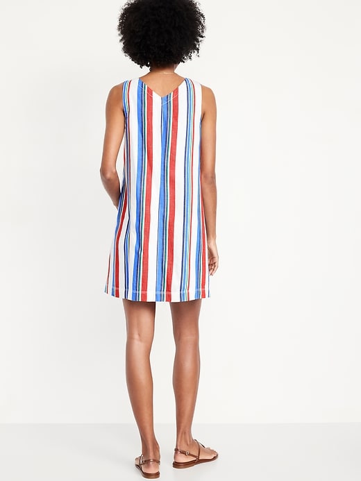 Image number 2 showing, Sleeveless Button-Front Mini Dress