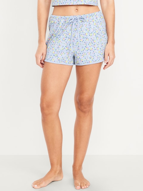 Jersey Lounge Shorts - Ditsy Floral