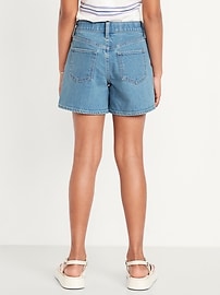 Image number 2 showing, High-Waisted Jean Midi Shorts for Girls