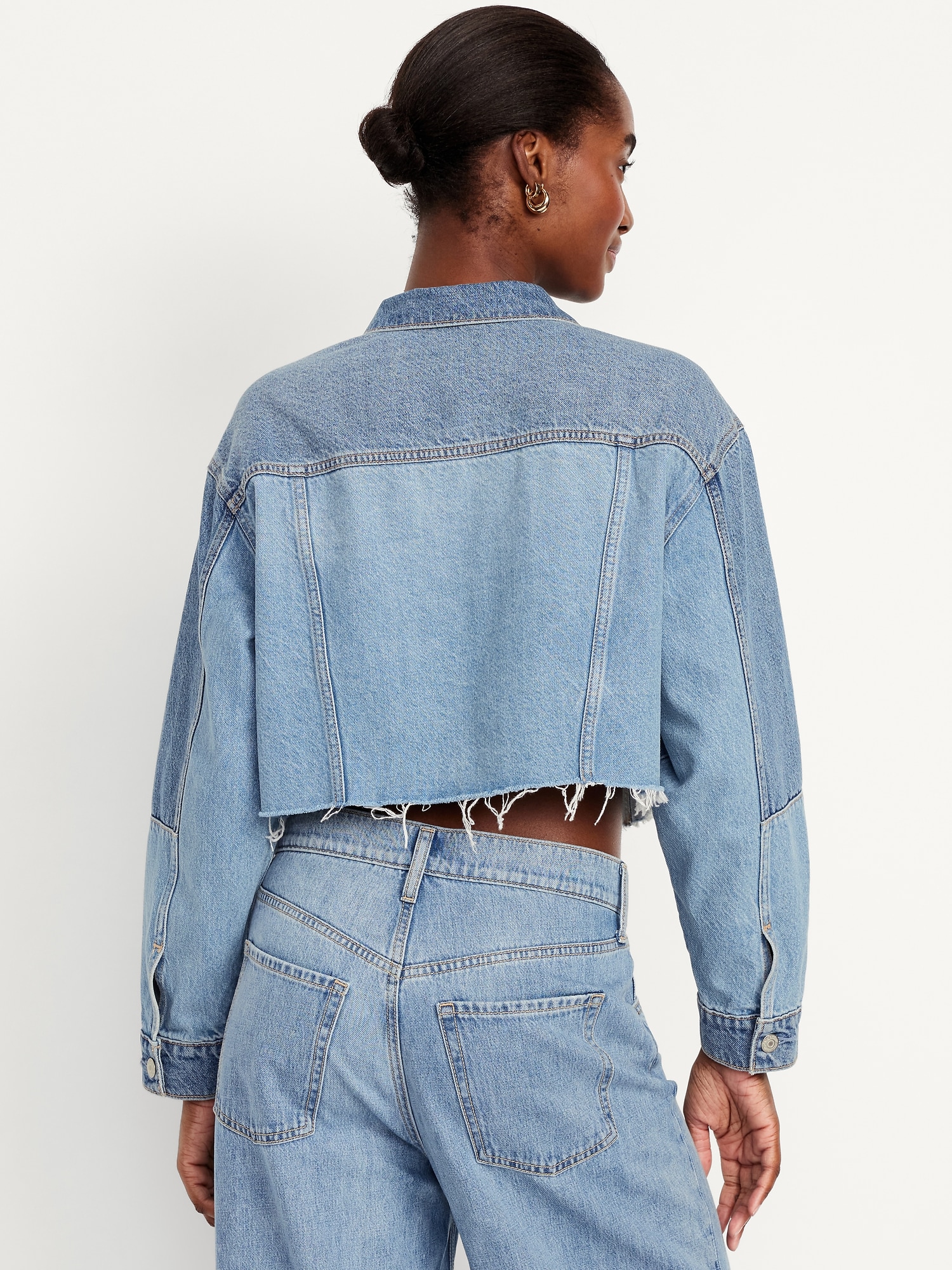Cropped Jean Jacket