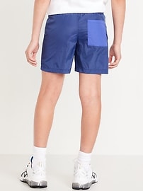 Image number 2 showing, Water-Resistant Windbreaker Shorts for Boys