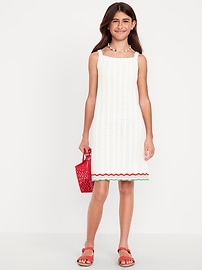 Image number 1 showing, Sleeveless Sweater-Knit Dress for Girls