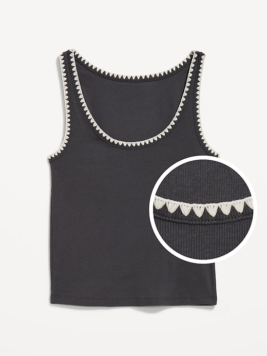 Embroidered Tank Top | Old Navy