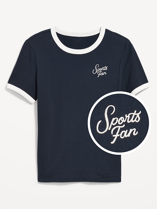 Image number 9 showing, EveryWear Graphic Ringer T-Shirt