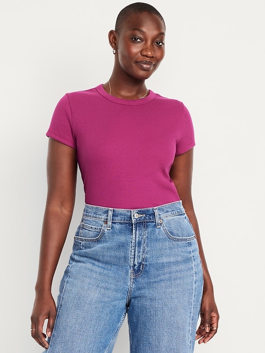 Image number 4 showing, Snug Crop T-Shirt