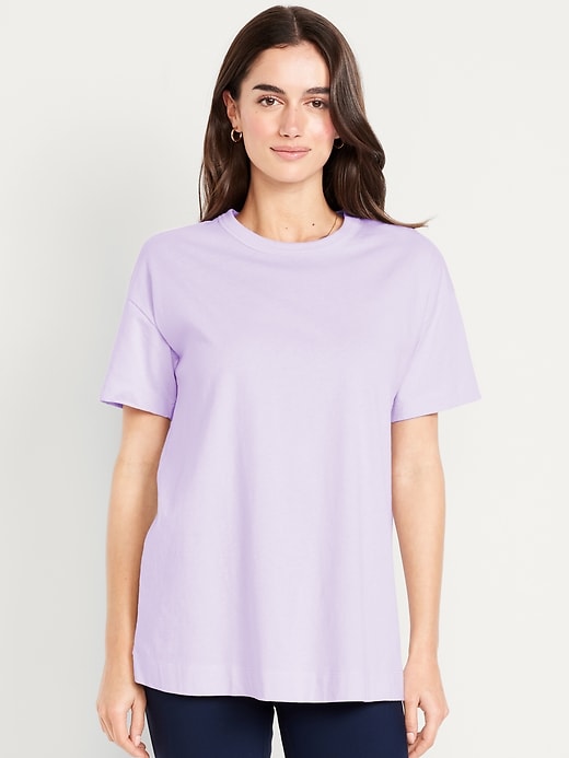 Image number 1 showing, Oversized EveryWear Tunic T-Shirt